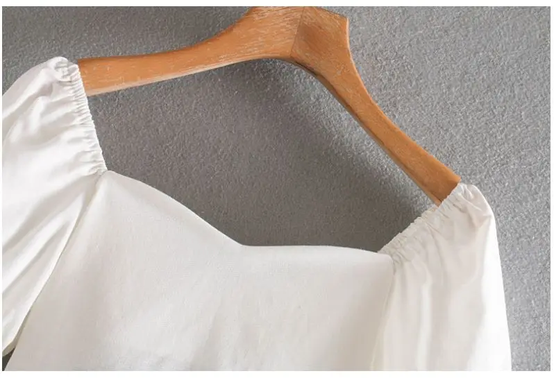 HCBLESS Square collar halter bow short-sleeved top all-match women's cotton and linen shirt
HCBLESS Square collar halter bow short-sleeved top all-match women's cotton and linen shirt