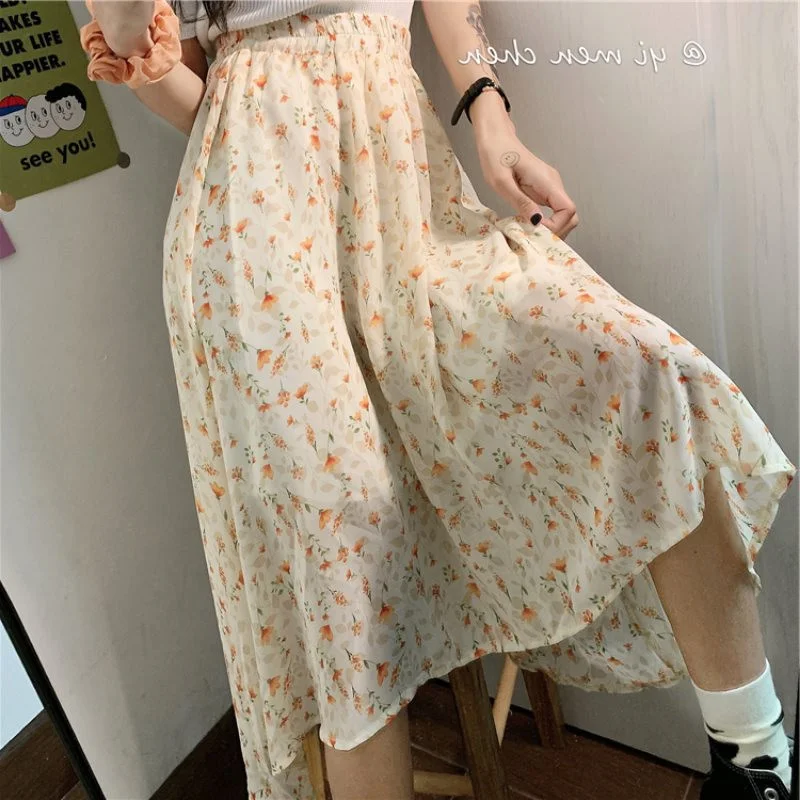 Floral Skirt Women's Summer Small High Waist Slimming A- line Umbrella Skirt Fairy Lady Super Fairy Mori Style Pleated Skirt
Floral Skirt Women's Summer Small High Waist Slimming A- line Umbrella Skirt Fairy Lady Super Fairy Mori Style Pleated Skirt