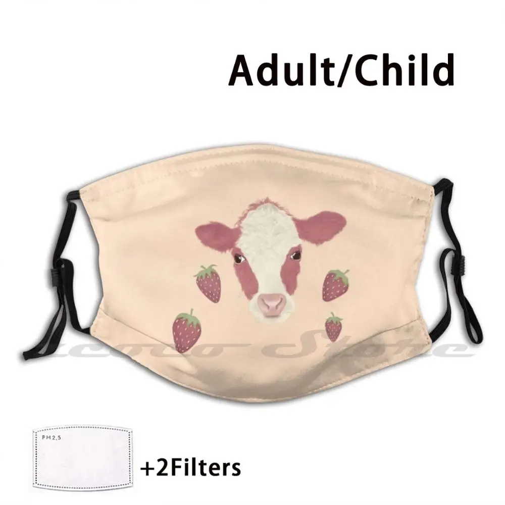 Strawberry Cow Mask Cloth Washable DIY Filter Pm2.5 Adult Kids Strawberry Cow Cow Strawberry Animal Cute Pink Girly
Strawberry Cow Mask Cloth Washable DIY Filter Pm2.5 Adult Kids Strawberry Cow Cow Strawberry Animal Cute Pink Girly