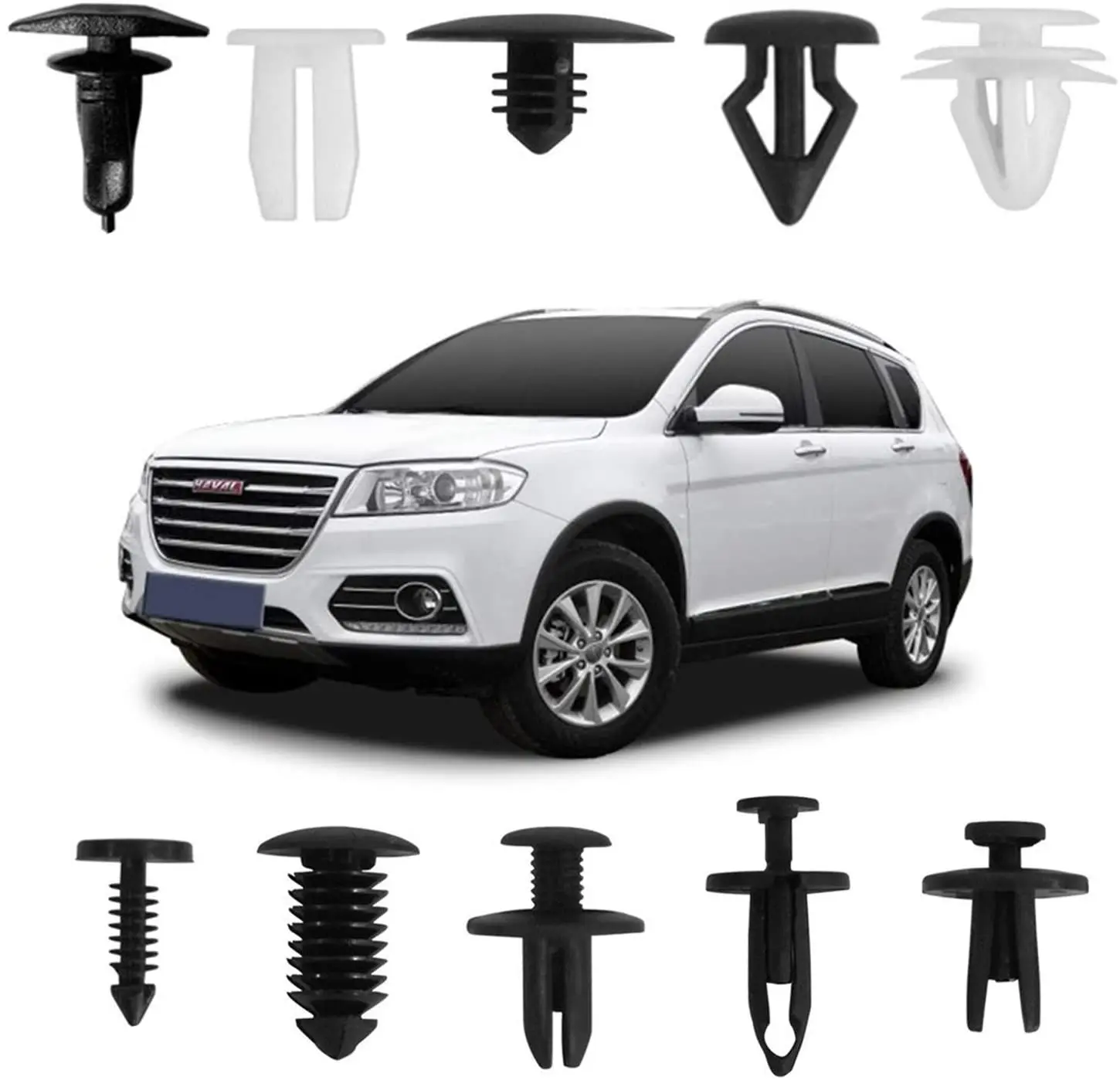 421 PCS 18 Kinds Vehicle Body Retainer Clips Kit for Bumper Trim Door Hood Panel
421 PCS 18 Kinds Vehicle Body Retainer Clips Kit for Bumper Trim Door Hood Panel
