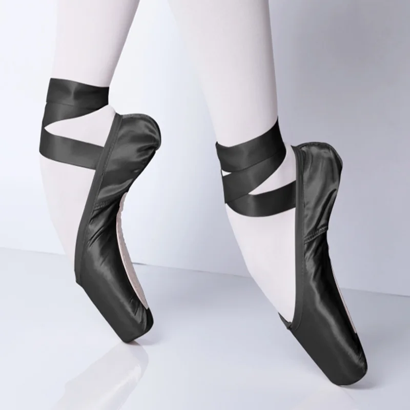 Black Satin Ballet Pointe Shoes Ladies Professional Ballet Shoes Girls Women Ballerina Shoes With Ribbons
Black Satin Ballet Pointe Shoes Ladies Professional Ballet Shoes Girls Women Ballerina Shoes With Ribbons