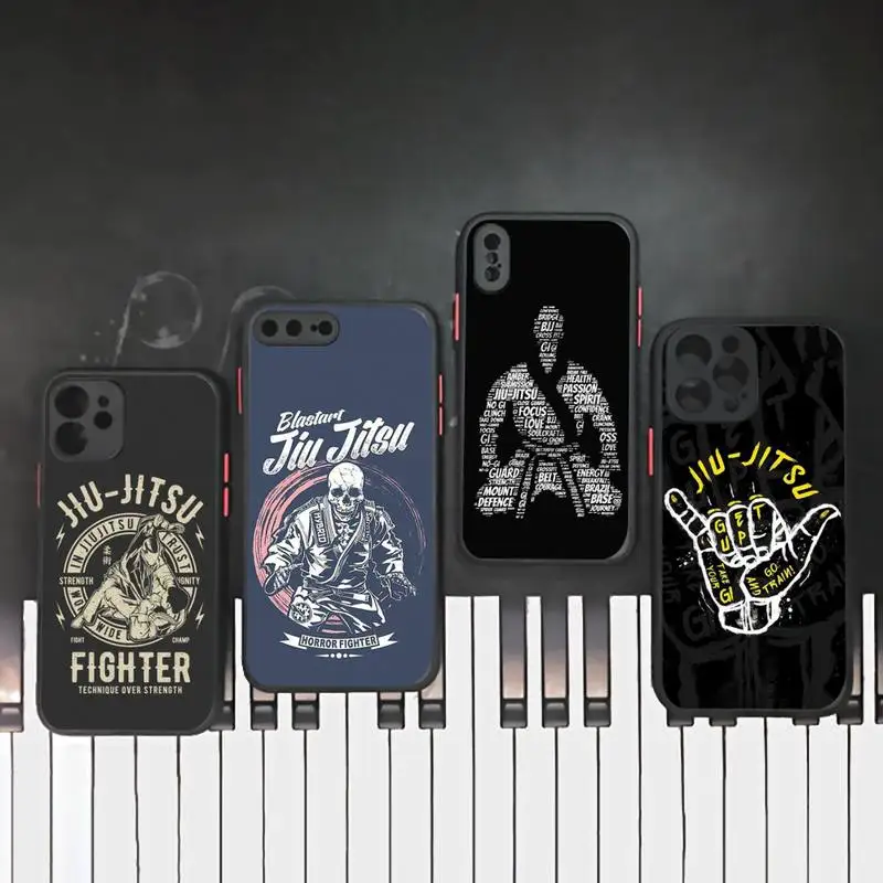 Judo Jiu Jitsu BJJ Phone Case Matte Transparent for iPhone 7 8 11 12 s mini pro X XS XR MAX Plus mobile bags
Judo Jiu Jitsu BJJ Phone Case Matte Transparent for iPhone 7 8 11 12 s mini pro X XS XR MAX Plus mobile bags