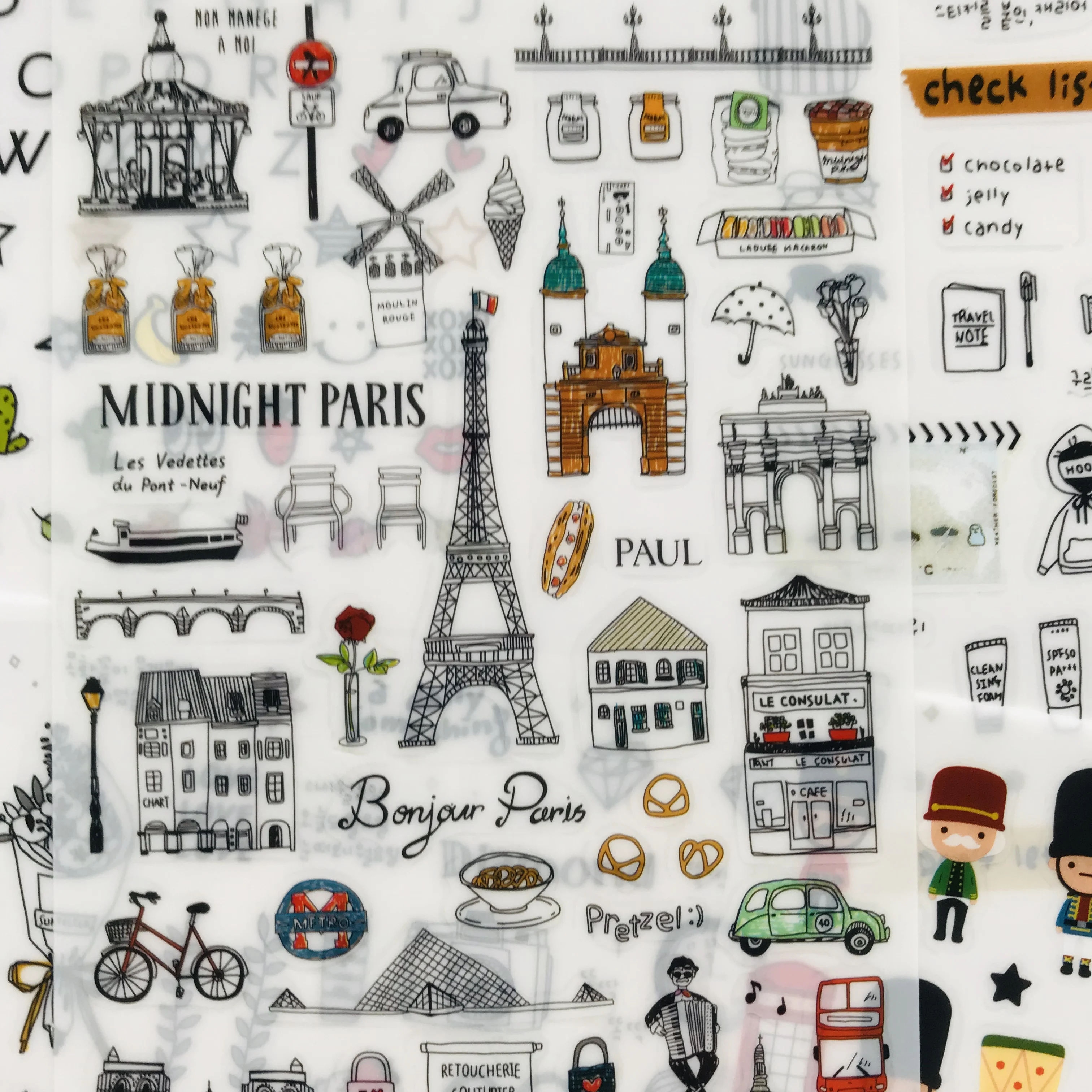 6 Sheets/Pack Travelling Style London Decorative Adhesive Stickers Album Hand Account Decor
6 Sheets/Pack Travelling Style London Decorative Adhesive Stickers Album Hand Account Decor