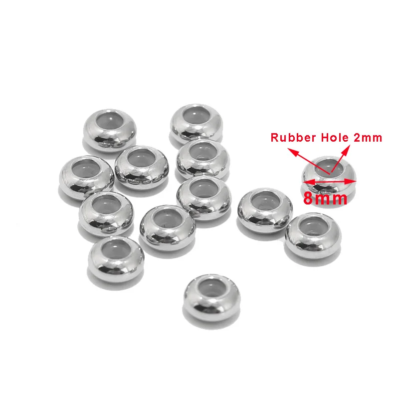 20pcs 8mm Stainless Steel Round Beads Crimp End Bead For DIY Jewelry Findings And Components Accessories
20pcs 8mm Stainless Steel Round Beads Crimp End Bead For DIY Jewelry Findings And Components Accessories