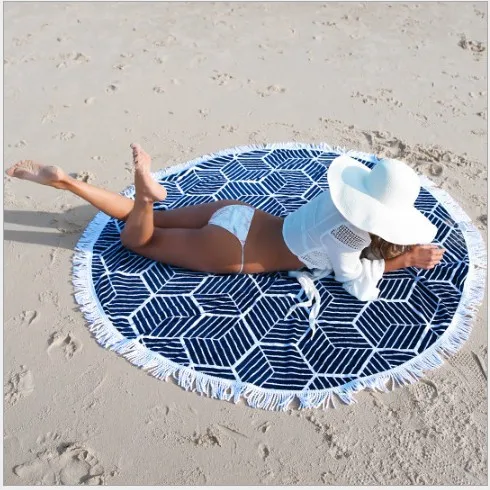 150CM Microfiber Round Tassel Beach Towel Printed Quick-drying Shawl Beach Mat Yoga Mat
150CM Microfiber Round Tassel Beach Towel Printed Quick-drying Shawl Beach Mat Yoga Mat