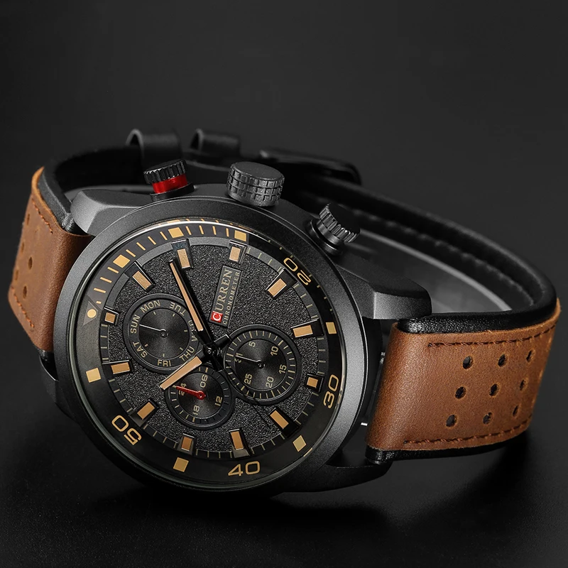 Casual Wrist Watch Analog Military Sports Men Watch Leather Strap Quartz Male Clock Relogio Masculino Reloj Hombre
Casual Wrist Watch Analog Military Sports Men Watch Leather Strap Quartz Male Clock Relogio Masculino Reloj Hombre