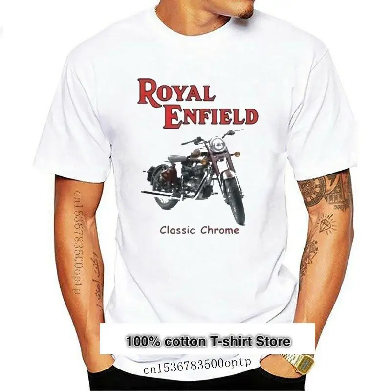Camiseta clásica para entusiastas del motorista, camisa cromada con detalles de ROYAL ENFIELD
Camiseta clásica para entusiastas del motorista, camisa cromada con detalles de ROYAL ENFIELD