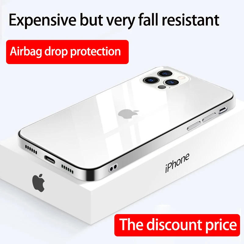 For iPhone 11 Case.New Transparent Luxury Protective sleeve iPhone 12 PRO MAX 12Mini XS X XR XSMAX 7 8 Plus silicone ultra-thin
For iPhone 11 Case.New Transparent Luxury Protective sleeve iPhone 12 PRO MAX 12Mini XS X XR XSMAX 7 8 Plus silicone ultra-thin