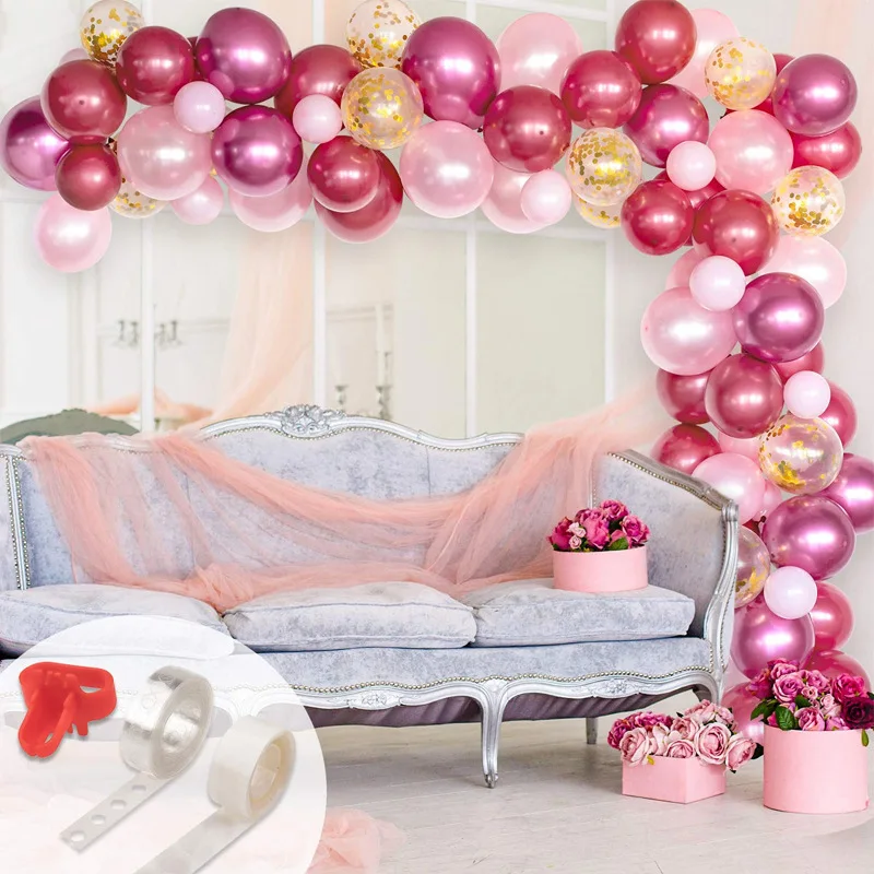 Hot-selling balloon garland arch set girl birthday wedding party decoration balloon supplies
Hot-selling balloon garland arch set girl birthday wedding party decoration balloon supplies