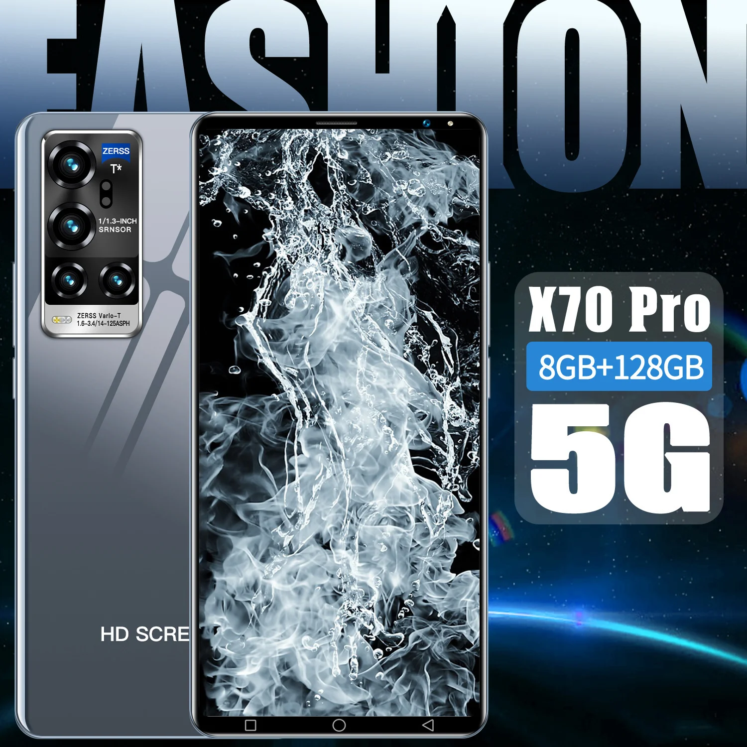 Global edition X70 Pro Android10 8-128GB large MEMORY HD 5G 4800 mah 6.1-inch large screen 10 core student gaming smartphone
Global edition X70 Pro Android10 8-128GB large MEMORY HD 5G 4800 mah 6.1-inch large screen 10 core student gaming smartphone