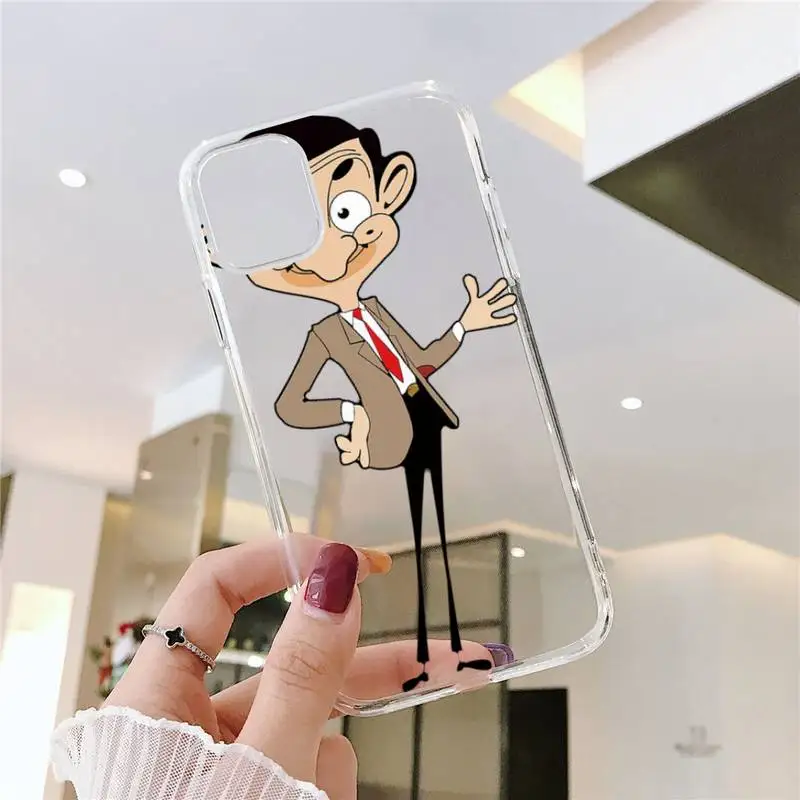 Mr.Bean cute funny cartoon Phone Case Transparent for iPhone 6 7 8 11 12 s mini pro X XS XR MAX Plus SE Clear mobile bag
Mr.Bean cute funny cartoon Phone Case Transparent for iPhone 6 7 8 11 12 s mini pro X XS XR MAX Plus SE Clear mobile bag