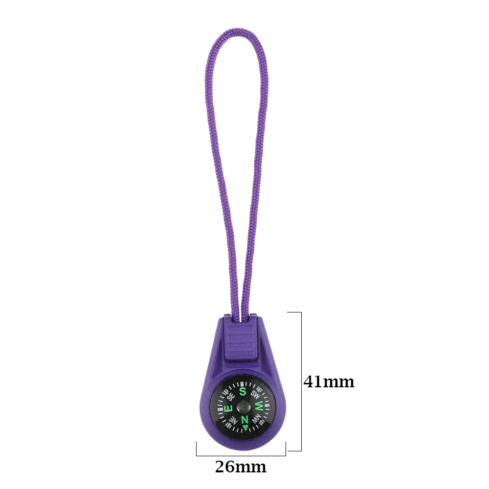 2 PCs Zipper Tail Rope Pocket Compasses EDC Mini Survival Compass for Paracord Bracelet Gear Camping Hiking Outdoor Tool
2 PCs Zipper Tail Rope Pocket Compasses EDC Mini Survival Compass for Paracord Bracelet Gear Camping Hiking Outdoor Tool
