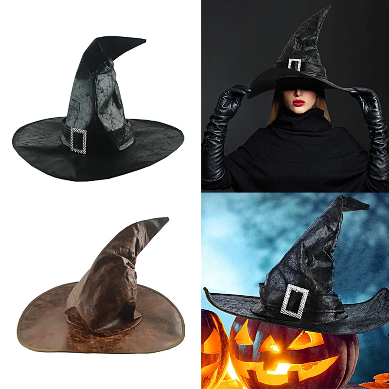 Halloween Witch Hat Special Wide Brim Wizard Cap Costume Accessory for Costume Cosplay Party PR Sale
Halloween Witch Hat Special Wide Brim Wizard Cap Costume Accessory for Costume Cosplay Party PR Sale