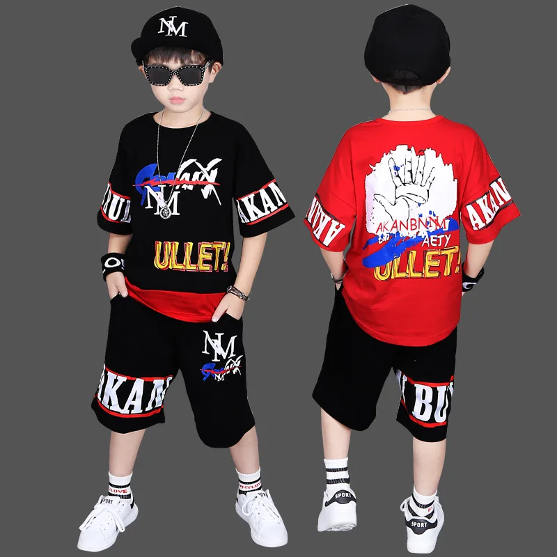 2021 New Summer Children's Hip-Hop Boys Short-Sleeved Tops Pants Costumes Kids Clothing BT65
2021 New Summer Children's Hip-Hop Boys Short-Sleeved Tops Pants Costumes Kids Clothing BT65