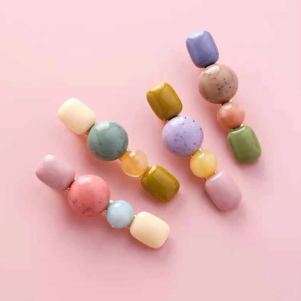 Korean Retro Temperament Geometric Hair Clip Resin Acetic Acid Duckbill Clips Women Side Clip Hairpin Hair Accessories
Korean Retro Temperament Geometric Hair Clip Resin Acetic Acid Duckbill Clips Women Side Clip Hairpin Hair Accessories