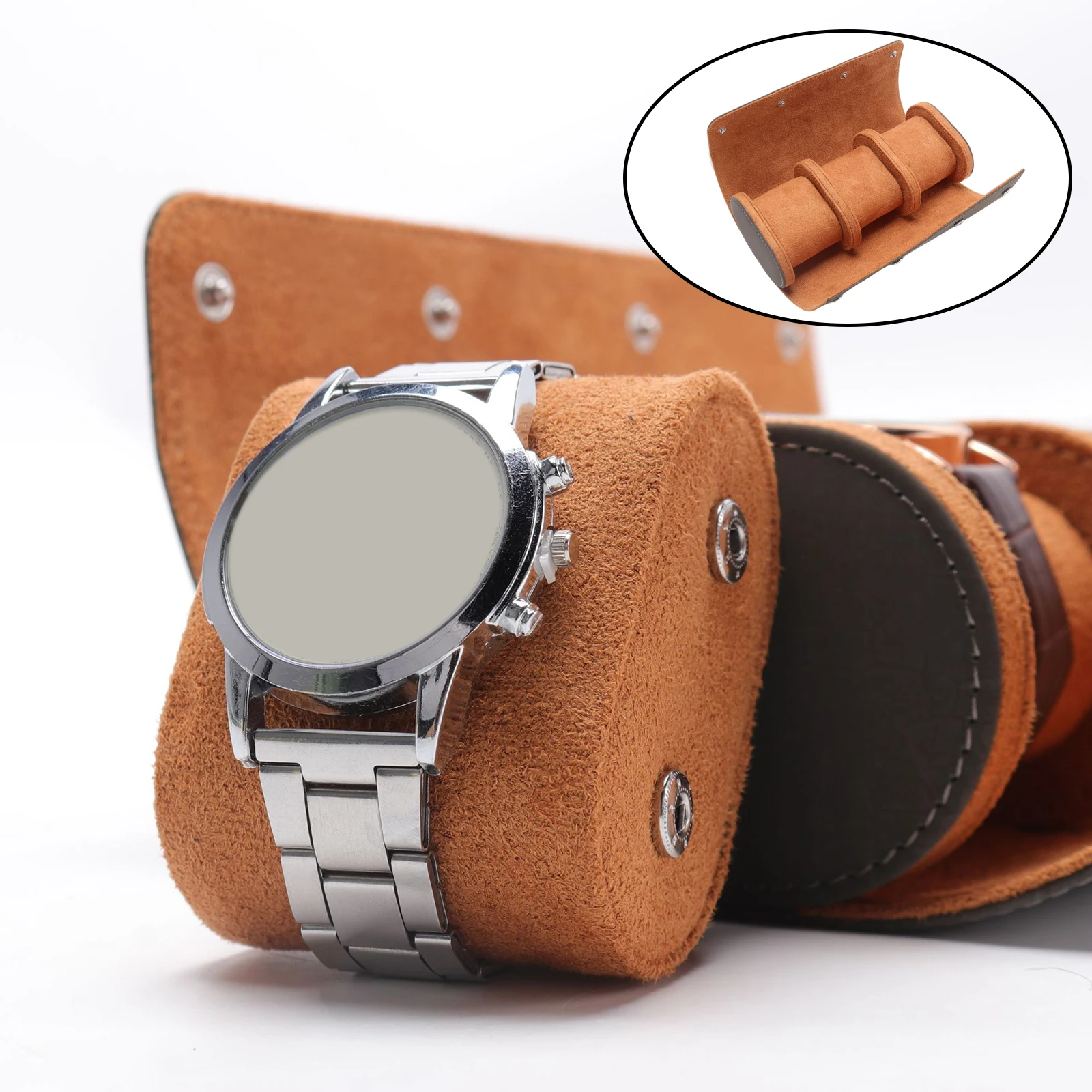 3 Slots Watch Roll Travel Case Chic Portable Vintage PU Leather Display Watch Storage Box
3 Slots Watch Roll Travel Case Chic Portable Vintage PU Leather Display Watch Storage Box