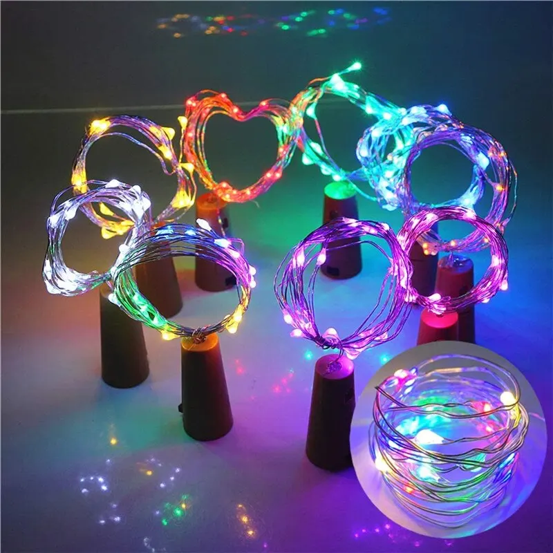 Christmas Decorate Light Strip Bottle Lights Battery Box Copper Wire Fairy String Lights Lamp For Bar Kids Rooms Decor 2M/3M
Christmas Decorate Light Strip Bottle Lights Battery Box Copper Wire Fairy String Lights Lamp For Bar Kids Rooms Decor 2M/3M