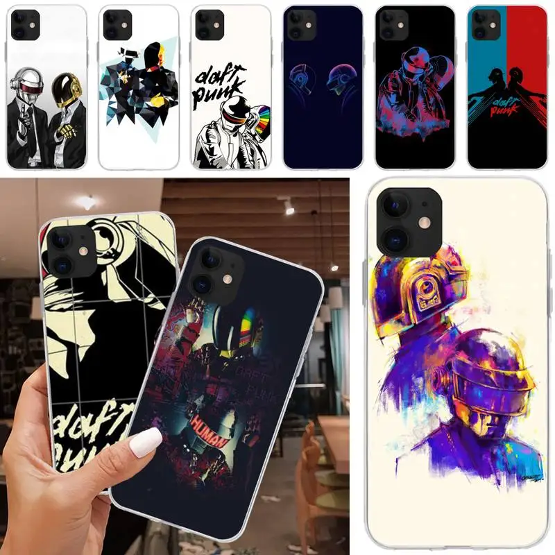 Daft Punk Phone Case Matching Coque Transparent For Iphone XR 11 12 13 Pro X XS Max 6 7 8 6s Plus SE2020 Case
Daft Punk Phone Case Matching Coque Transparent For Iphone XR 11 12 13 Pro X XS Max 6 7 8 6s Plus SE2020 Case