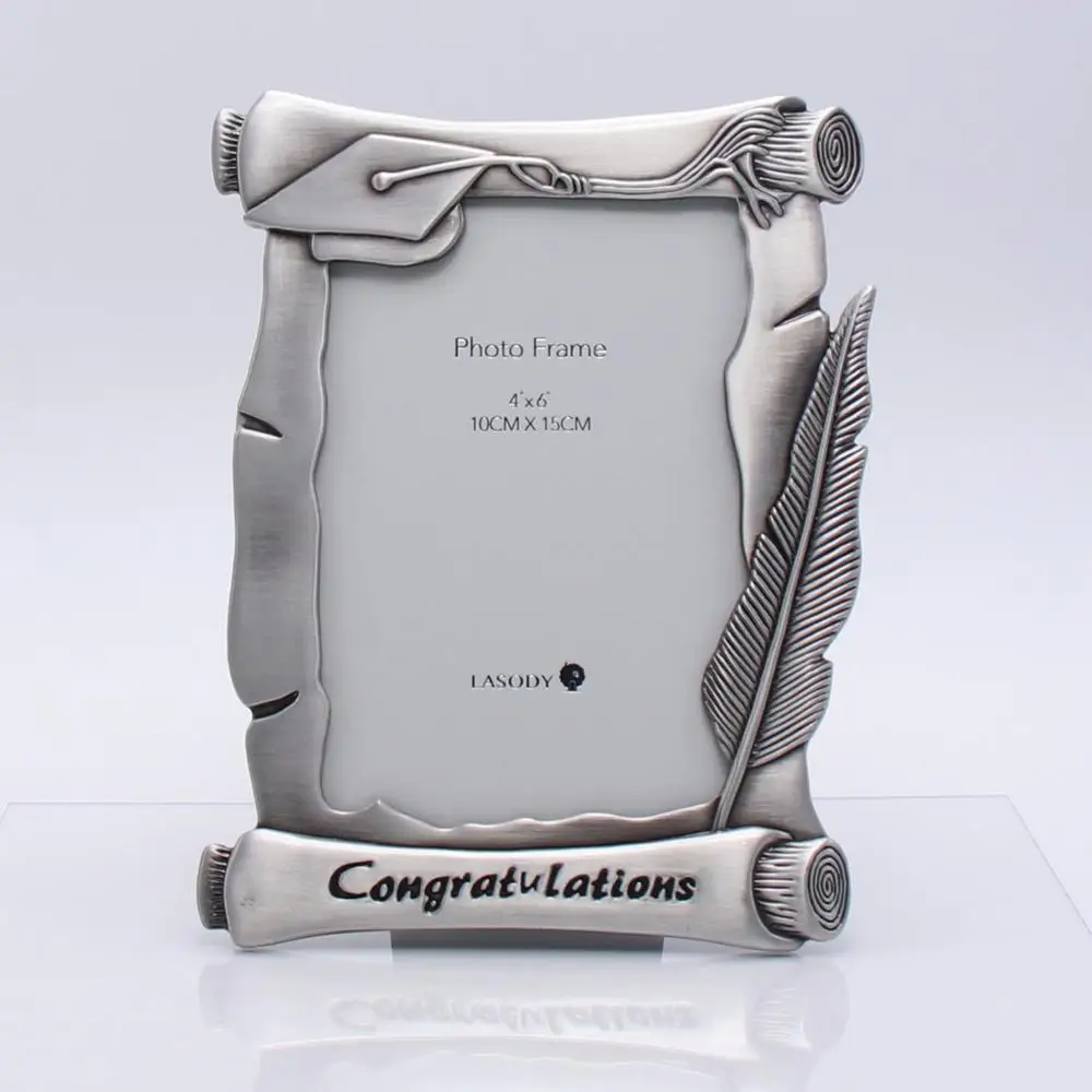 LASODY Graduation Memorial Photo Frame Antique Silver 4x6 Picture Frame Graduation Anniversary Christmas Gift Desktop Decoration
LASODY Graduation Memorial Photo Frame Antique Silver 4x6 Picture Frame Graduation Anniversary Christmas Gift Desktop Decoration