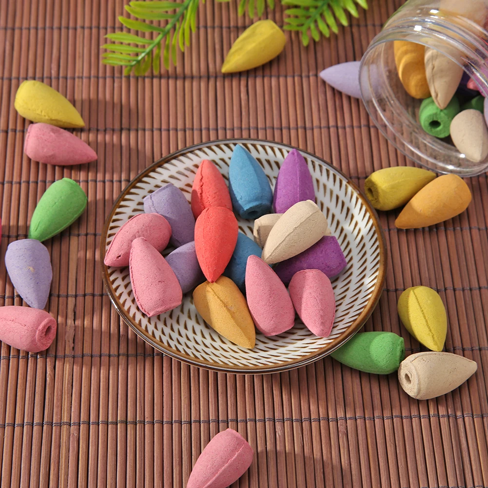 20/50pcs Mixed Backflow Incense Cones Anti-odour Cone Mix Scent Air Purifier for Reflux Tower Incense Burner Tea Meditation
20/50pcs Mixed Backflow Incense Cones Anti-odour Cone Mix Scent Air Purifier for Reflux Tower Incense Burner Tea Meditation
