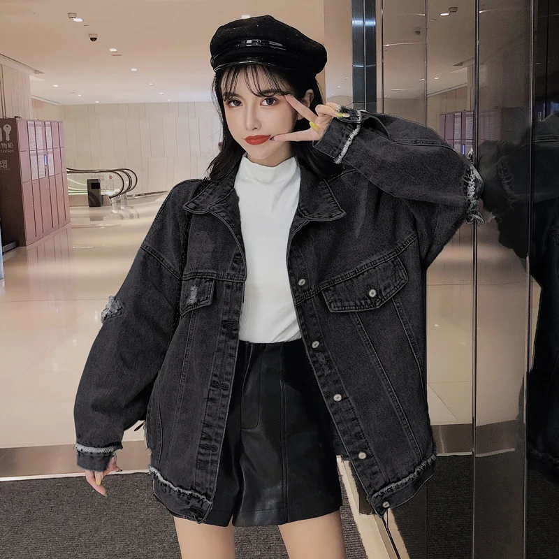 JXMYY 2020 новая Корейская версия порта ветрозащитная джинсовая куртка для женщин в