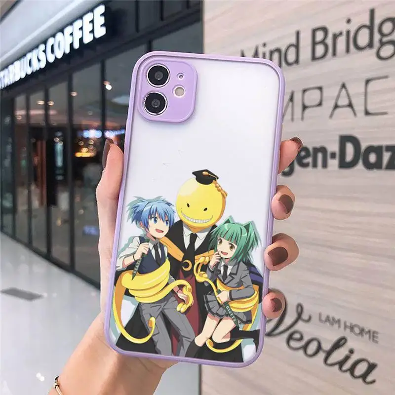 Assassination Classroom Phone Case matte transparent For purple iPhone 7 8 x xs xr 11 12 pro plus max mini Clear Funda
Assassination Classroom Phone Case matte transparent For purple iPhone 7 8 x xs xr 11 12 pro plus max mini Clear Funda