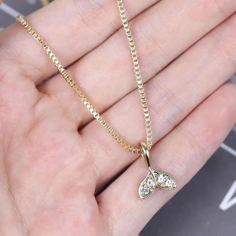 Temperament Mermaid Necklace Personality Fishtail Clavicle Chain Trendy Creative Zircon Pendant Women Jewelry for Wedding Gift
Temperament Mermaid Necklace Personality Fishtail Clavicle Chain Trendy Creative Zircon Pendant Women Jewelry for Wedding Gift