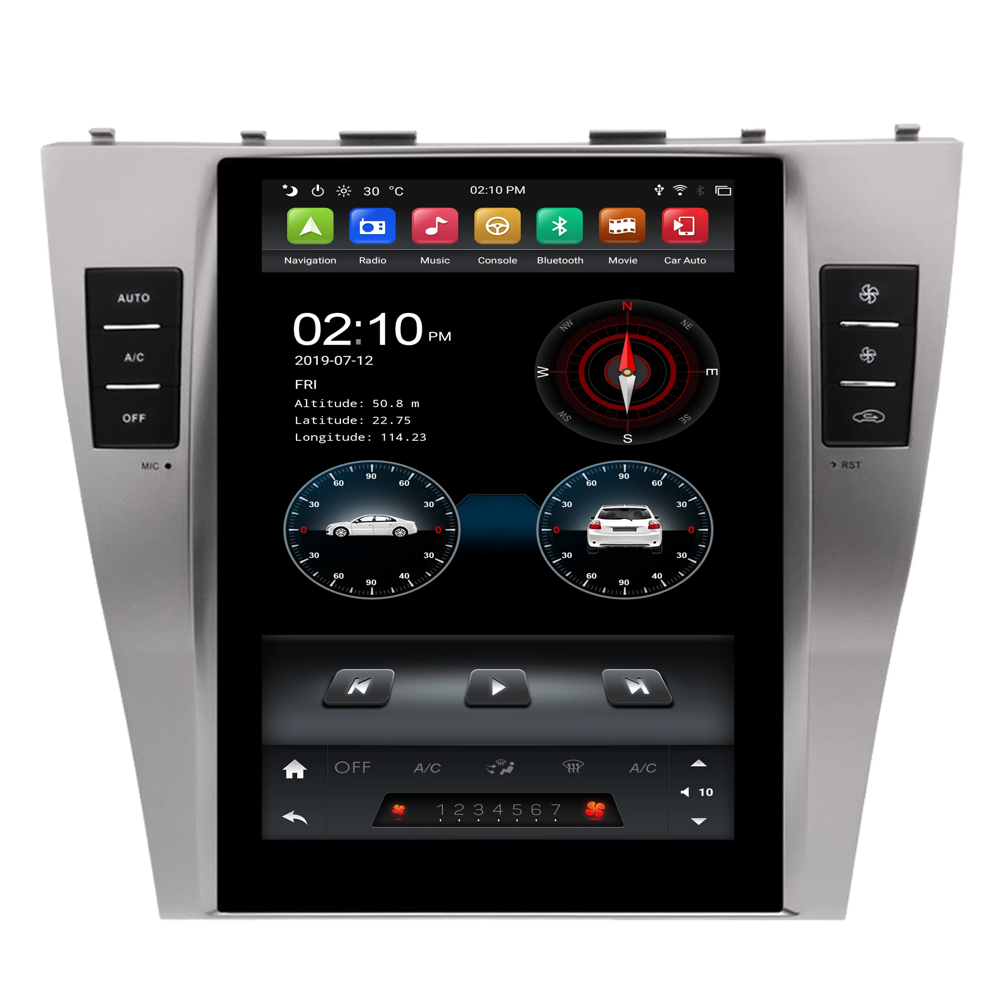 9.7" PX6 Tesla style Android Car Multimedia Play GPS navigation for Toyota Camry 2006-2011 radio audio wifi
9.7" PX6 Tesla style Android Car Multimedia Play GPS navigation for Toyota Camry 2006-2011 radio audio wifi