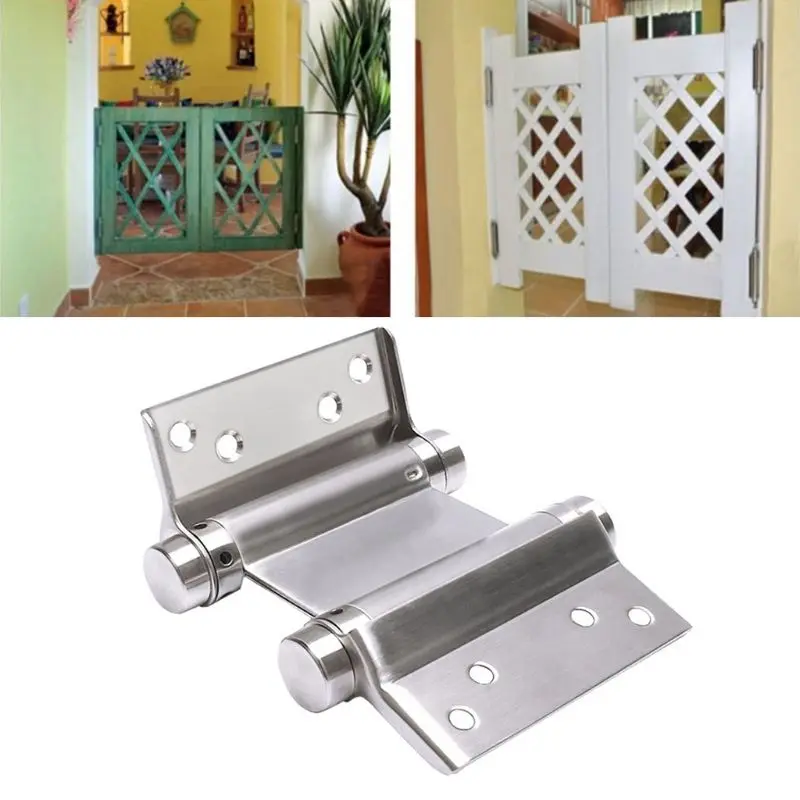 Double Open Spring 4 Inch Hinge Stainless Steel Two-way Free Door Hinge for Cowboy Bar Counter Door Fence Use Supplies
Double Open Spring 4 Inch Hinge Stainless Steel Two-way Free Door Hinge for Cowboy Bar Counter Door Fence Use Supplies