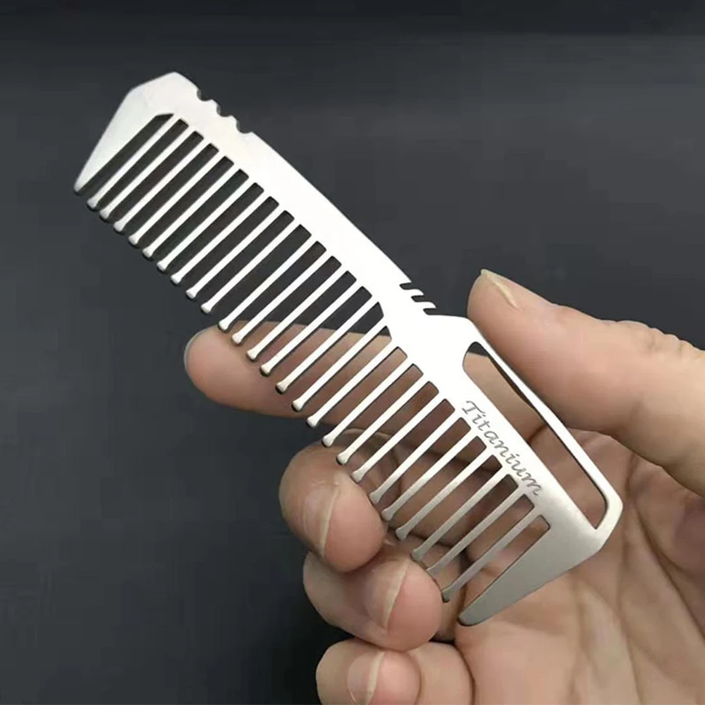 Portable Titanium Comb EDC Hair Barber Comb Mini Pocket Anti Static Comb Universal Outdoor Small Accessories Free Shipping
Portable Titanium Comb EDC Hair Barber Comb Mini Pocket Anti Static Comb Universal Outdoor Small Accessories Free Shipping