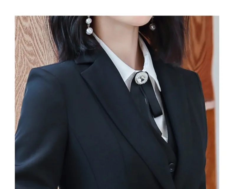 Plus Size Women's Temperament Women's Office Suit Pants Two-piece High Quality Slim Long Sleeve Jacket Hotel Overalls Female
Plus Size Women's Temperament Women's Office Suit Pants Two-piece High Quality Slim Long Sleeve Jacket Hotel Overalls Female