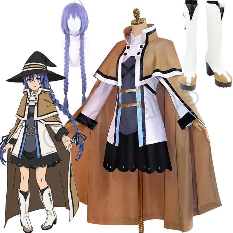 Синий парик для косплея Mushoku Tensei, сапоги для косплея ринглени Рокси мигурдии, из аниме
Синий парик для косплея Mushoku Tensei, сапоги для косплея ринглени Рокси мигурдии, из аниме