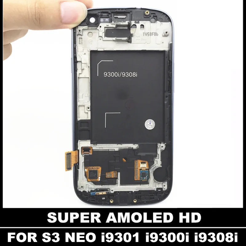 Супер AMOLED LCDS для Samsung Galaxy SIII S3 Neo i9300i i9301 i9301i i9308i ЖК дисплей кодирующий