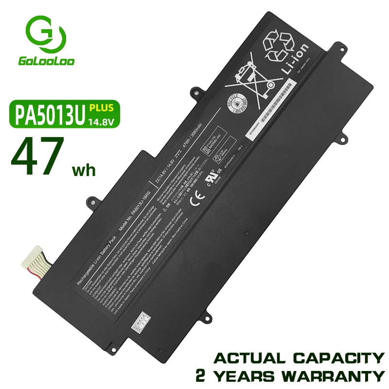 Аккумулятор Golooloo PA5013U-1BRS PA5013U для Toshiba Portege Z830 Z835 Z930 Z935 Ultrabook PA5013 14,8 V 47Wh
Аккумулятор Golooloo PA5013U-1BRS PA5013U для Toshiba Portege Z830 Z835 Z930 Z935 Ultrabook PA5013 14,8 V 47Wh