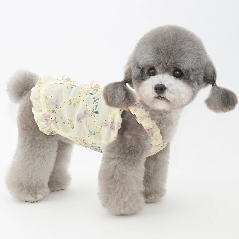 Summer Dog Dress for Cat Skirt Princess Puppy Cute Flowers Dresses Small Dog Clothes Costumes Yorkshire schnauzer Dog Clothing
Summer Dog Dress for Cat Skirt Princess Puppy Cute Flowers Dresses Small Dog Clothes Costumes Yorkshire schnauzer Dog Clothing