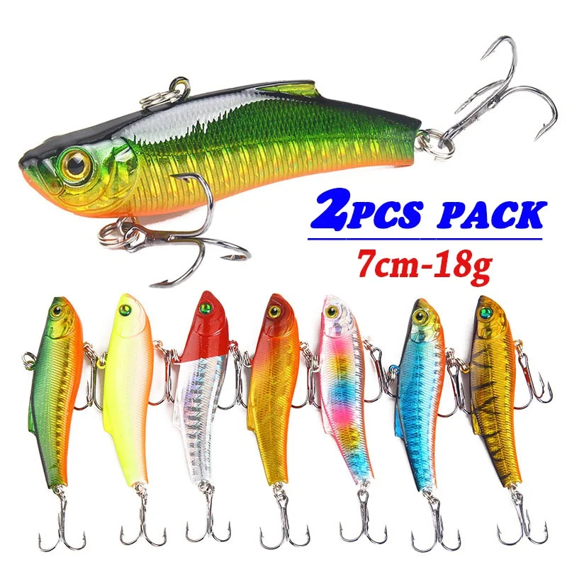 2PCS VIB Fish Fishing Lures Bass Carp Bait Sinking Artificial Hard Fish Lures Saltwater Freshwater Fishing Tackle 18g-7cm
2PCS VIB Fish Fishing Lures Bass Carp Bait Sinking Artificial Hard Fish Lures Saltwater Freshwater Fishing Tackle 18g-7cm