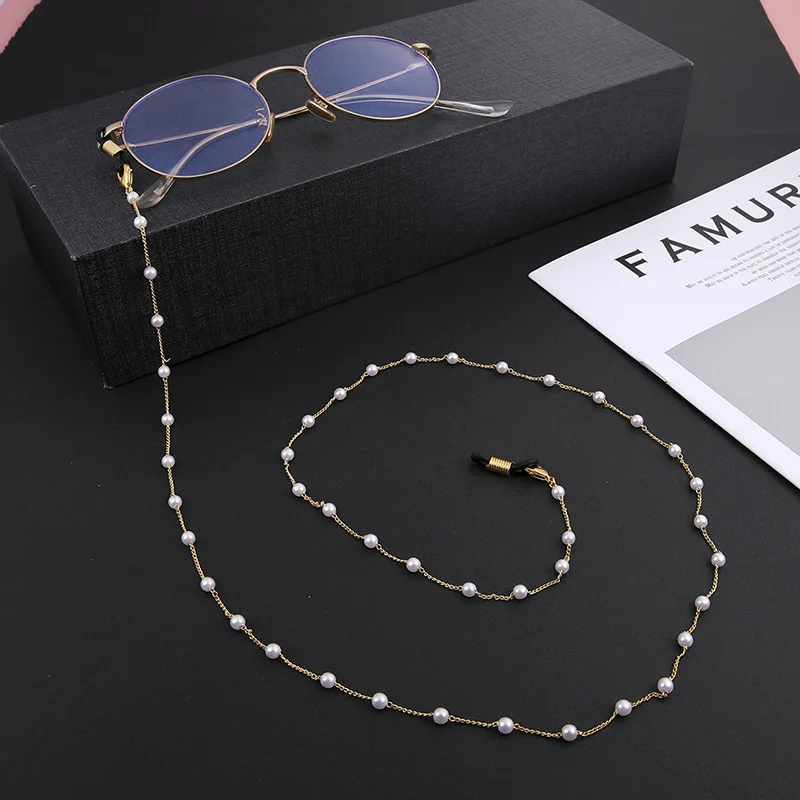Chic Pearl Beaded Glasses Chain for Women Sunglasses Chains Lanyards Neck Strap Rope Reading Eyeglasses Cord Holder Gold Silver
Chic Pearl Beaded Glasses Chain for Women Sunglasses Chains Lanyards Neck Strap Rope Reading Eyeglasses Cord Holder Gold Silver