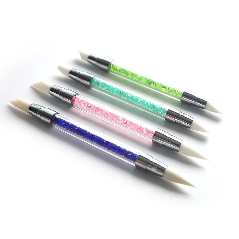Double-Headed Super Soft Silicone Pen Rhinestone Nail Art Brush Pen Carving Tool
Double-Headed Super Soft Silicone Pen Rhinestone Nail Art Brush Pen Carving Tool