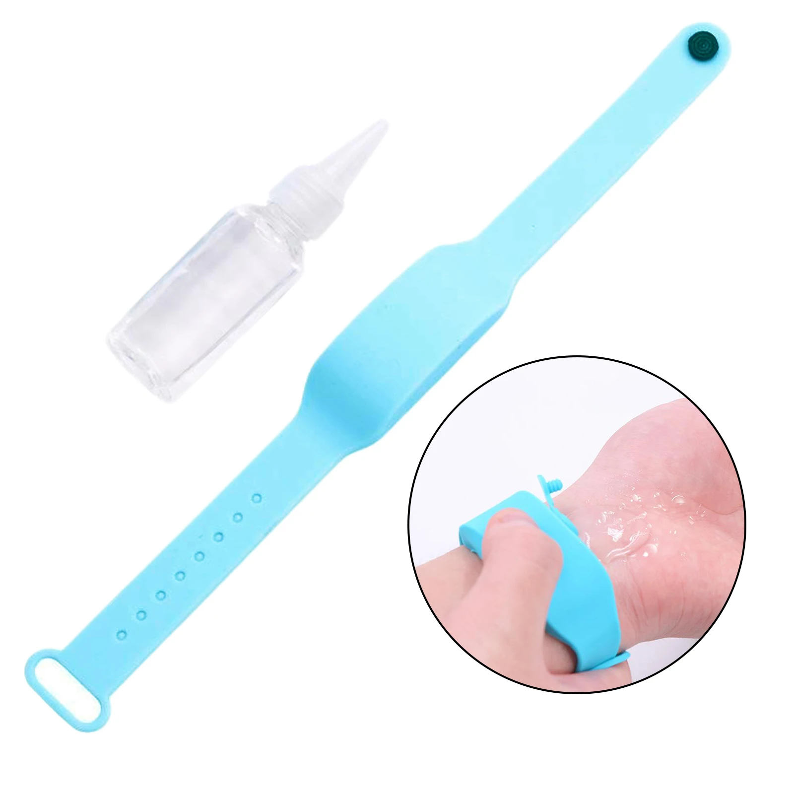 Hot Wristband Hand Dispenser Hand Sanitizer Dispensing Silicone Wearable Dispenser Disinfectant Wristbands
Hot Wristband Hand Dispenser Hand Sanitizer Dispensing Silicone Wearable Dispenser Disinfectant Wristbands