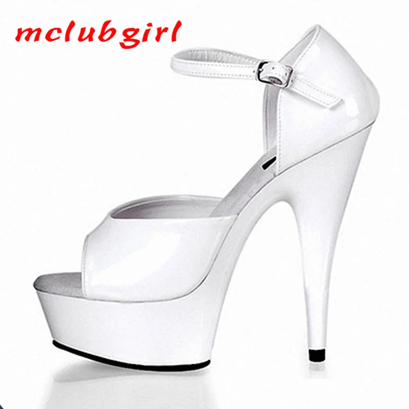 Mclubgirl 15cm Heels New Style Thin Heel Button Bag and Versatile Super High Heel Sexy Fish Mouth Sandal Girl LYP
Mclubgirl 15cm Heels New Style Thin Heel Button Bag and Versatile Super High Heel Sexy Fish Mouth Sandal Girl LYP