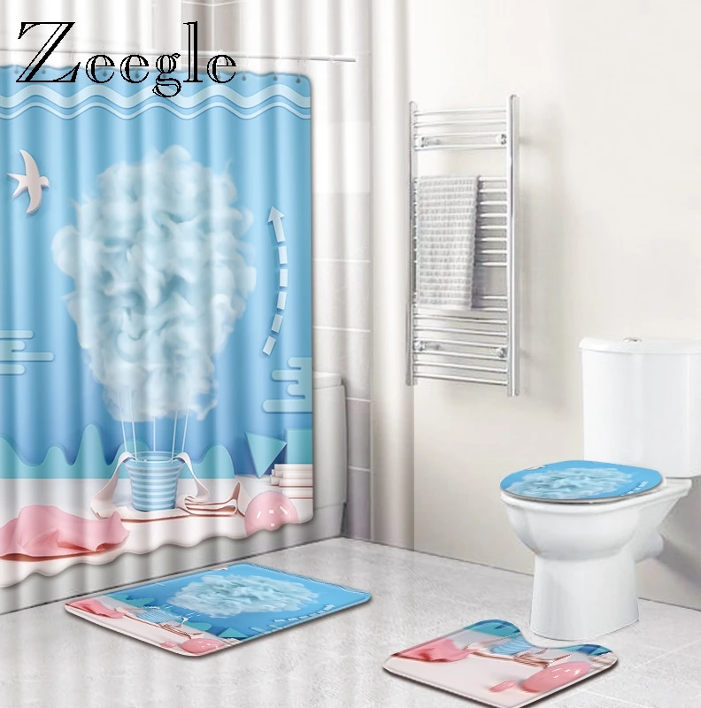 Zeegle коврик с принтом набор для ванной комнаты, занавеска для душа в туалете с крючками, противоскользящий мягкий коврик для ног, подставка, к...
Zeegle коврик с принтом набор для ванной комнаты, занавеска для душа в туалете с крючками, противоскользящий мягкий коврик для ног, подставка, к...