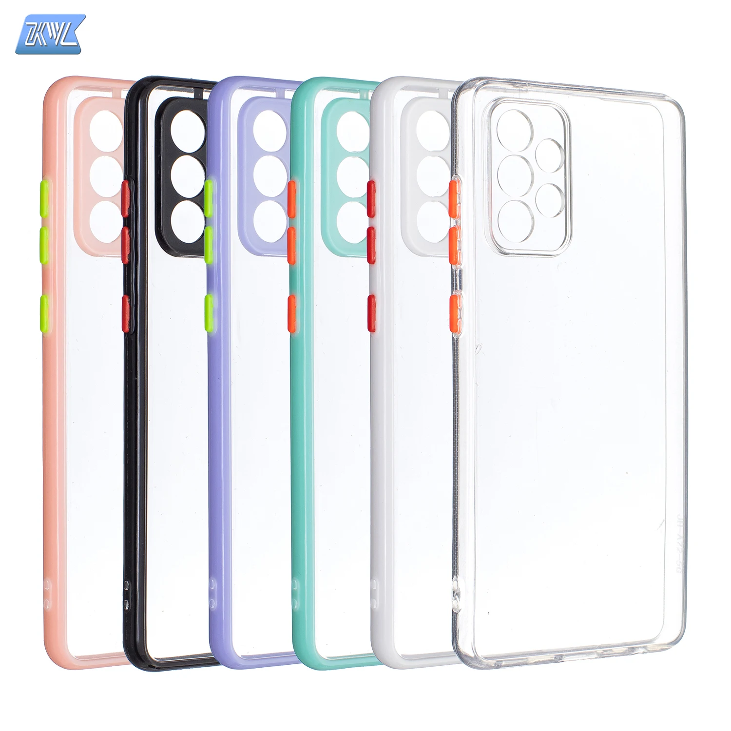 Чехол для Samsung Galaxy a51/a72/a52/A71/a21, прозрачный однотонный комбинированный чехол из поликарбоната с пуговицами, для S21/S20/A20S Ultra, чехол
Чехол для Samsung Galaxy a51/a72/a52/A71/a21, прозрачный однотонный комбинированный чехол из поликарбоната с пуговицами, для S21/S20/A20S Ultra, чехол