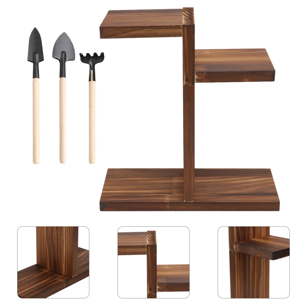 1Pc Decorative Flowerpot Rack Succulent Pot Stand Indoor Wooden Shelf (Coffee) 
1Pc Decorative Flowerpot Rack Succulent Pot Stand Indoor Wooden Shelf (Coffee)