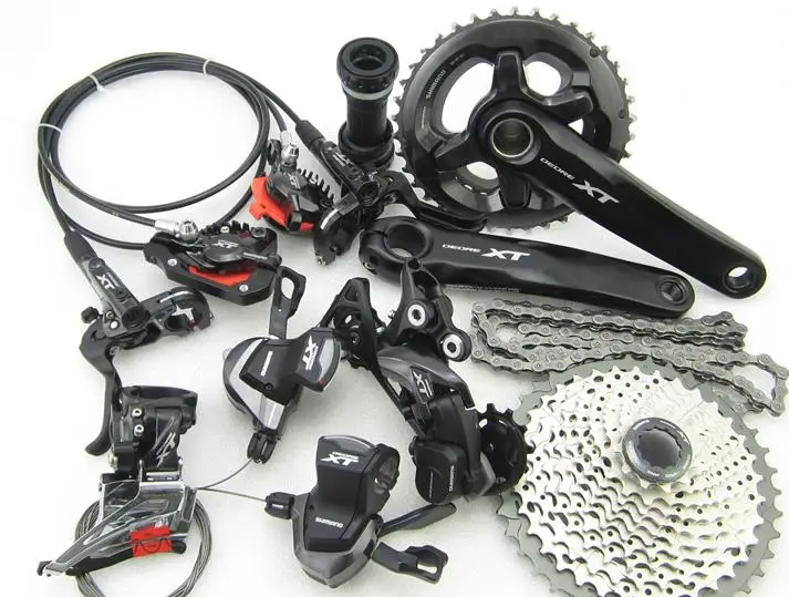 Deore XT M8000 Groupset 11s 22S 33S MTB велосипедный Гидравлический дисковый тормоз 170