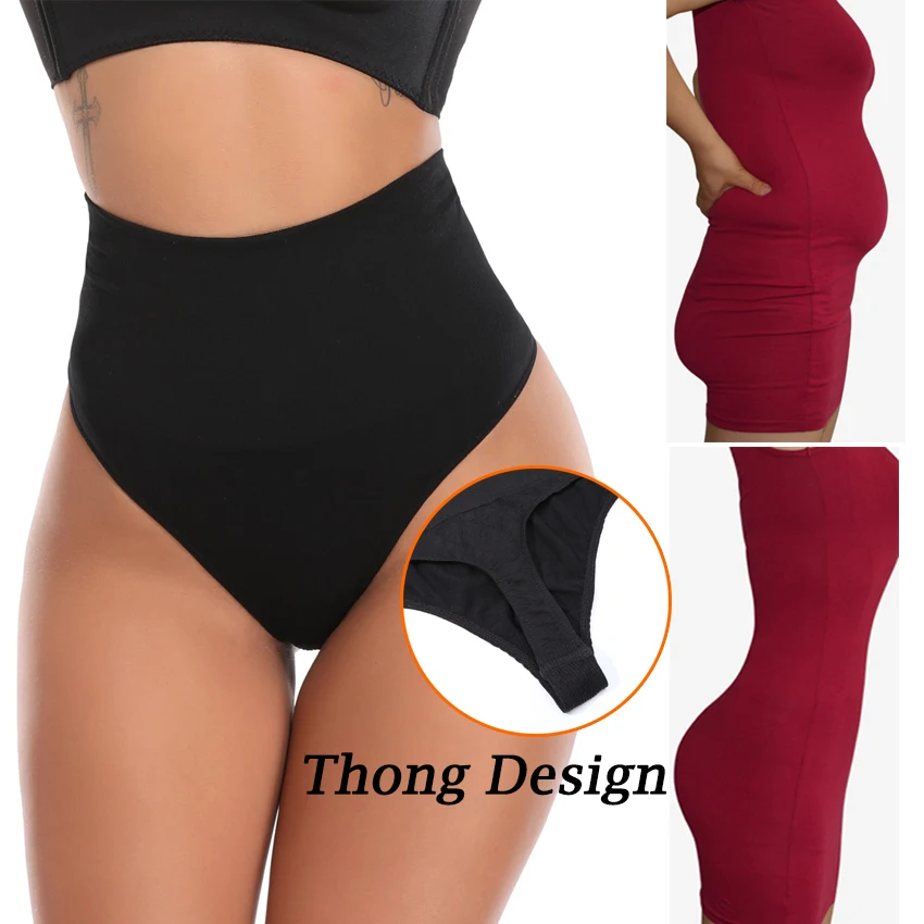Для женщин Высокая Талия Дышащие трусики-стринги Body Shaper для похудения живота