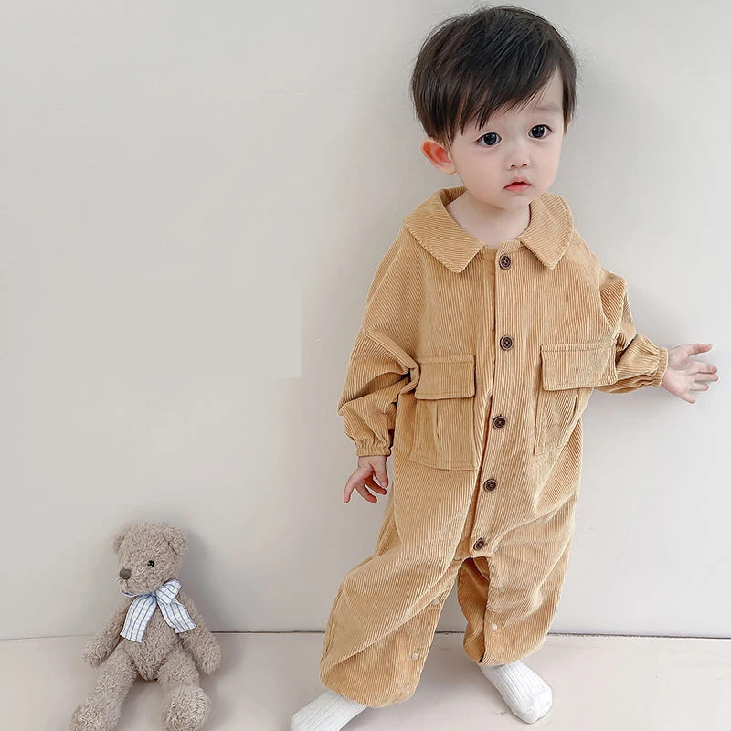 New Newborn Boys Girls Corduroy Jumpsuits Clothes Spring Autumn Baby Boys Girls Rompers Long Sleeve Children Rompers 0-3Yrs
New Newborn Boys Girls Corduroy Jumpsuits Clothes Spring Autumn Baby Boys Girls Rompers Long Sleeve Children Rompers 0-3Yrs