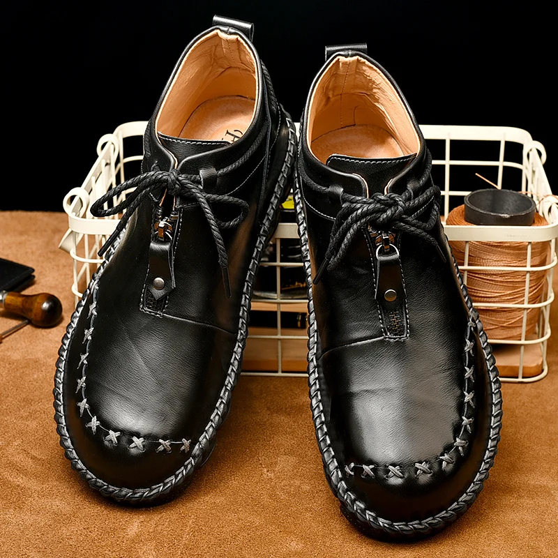 Classic New Men's Shoes Italian Style Men's Casual Shoes Soft Leather Men's Loafers Comfortable Breathable Men's Driving Shoes
Classic New Men's Shoes Italian Style Men's Casual Shoes Soft Leather Men's Loafers Comfortable Breathable Men's Driving Shoes