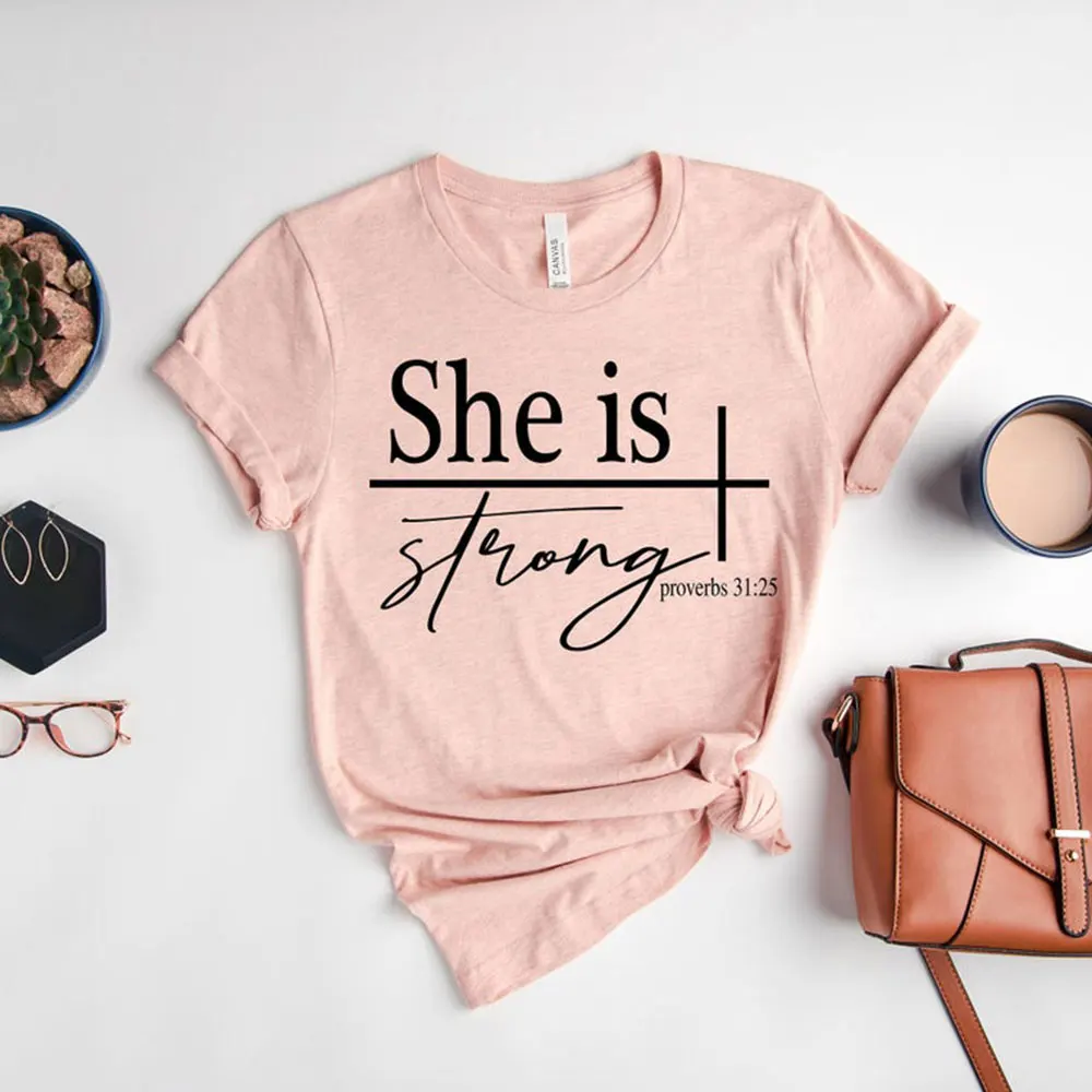 Женская хлопковая Футболка с круглым вырезом, принтом и надписью на тему Библии
Женская хлопковая Футболка с круглым вырезом, принтом и надписью на тему Библии