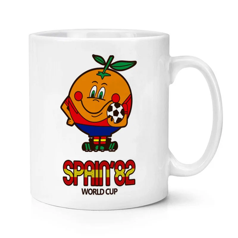 Испания 82 1982 naranjito футбол кальцио мировой оранжевый кофе керамическая чашка