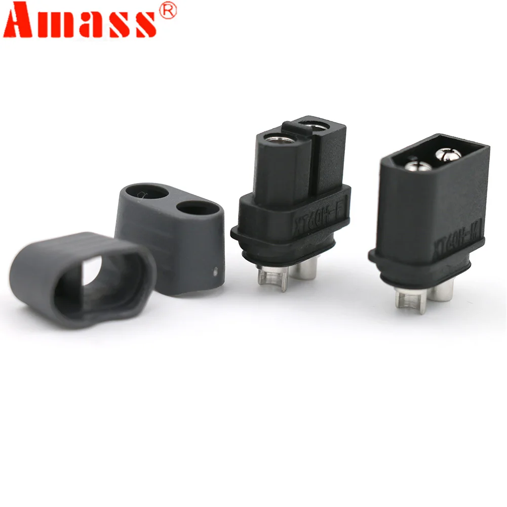 5 /10 / 50 Pair AMASS XT60H (XT60 Upgrade) Male Female Bullet Nickel-plated Connectors Power Plugs with Sheath for RC Parts
5 /10 / 50 Pair AMASS XT60H (XT60 Upgrade) Male Female Bullet Nickel-plated Connectors Power Plugs with Sheath for RC Parts